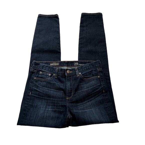 J. Crew Jeans Dark Wash Mid Rise Toothpick Denim Jeans Size 29 - Picture 5 of 12